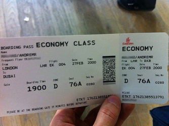 boarding pass